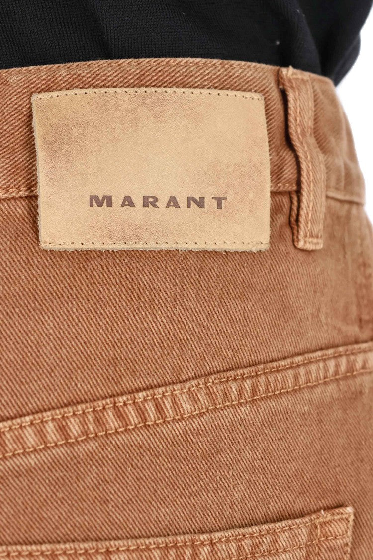 Isabel Marant Jameson Overfit Twill 5-Pocket Trousers