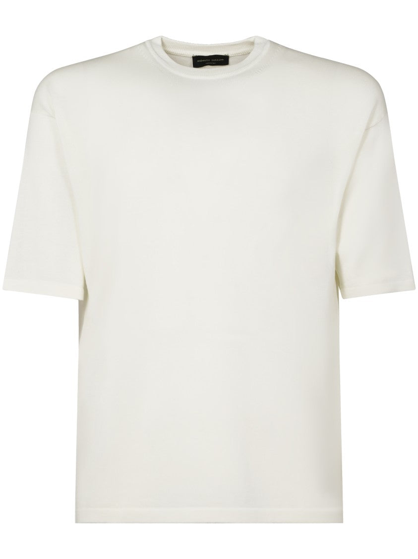 Roberto Collina Relaxed Fit White T-Shirt