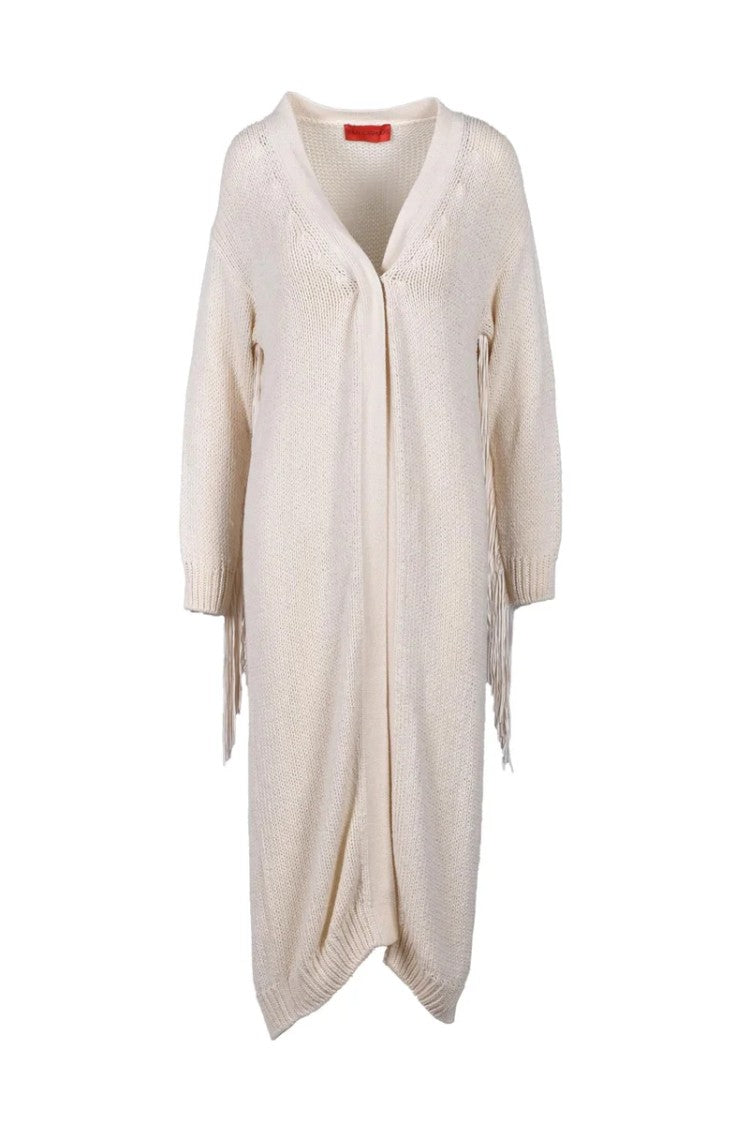 Wild Cashmere Long Cardigan Silk Polyamide - Cream