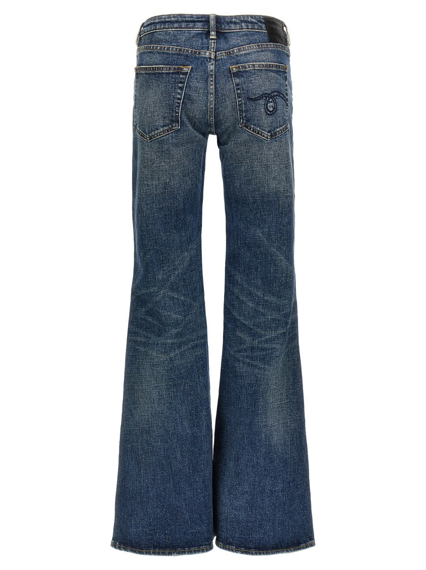 R13 Overflow Boy Flare Jeans