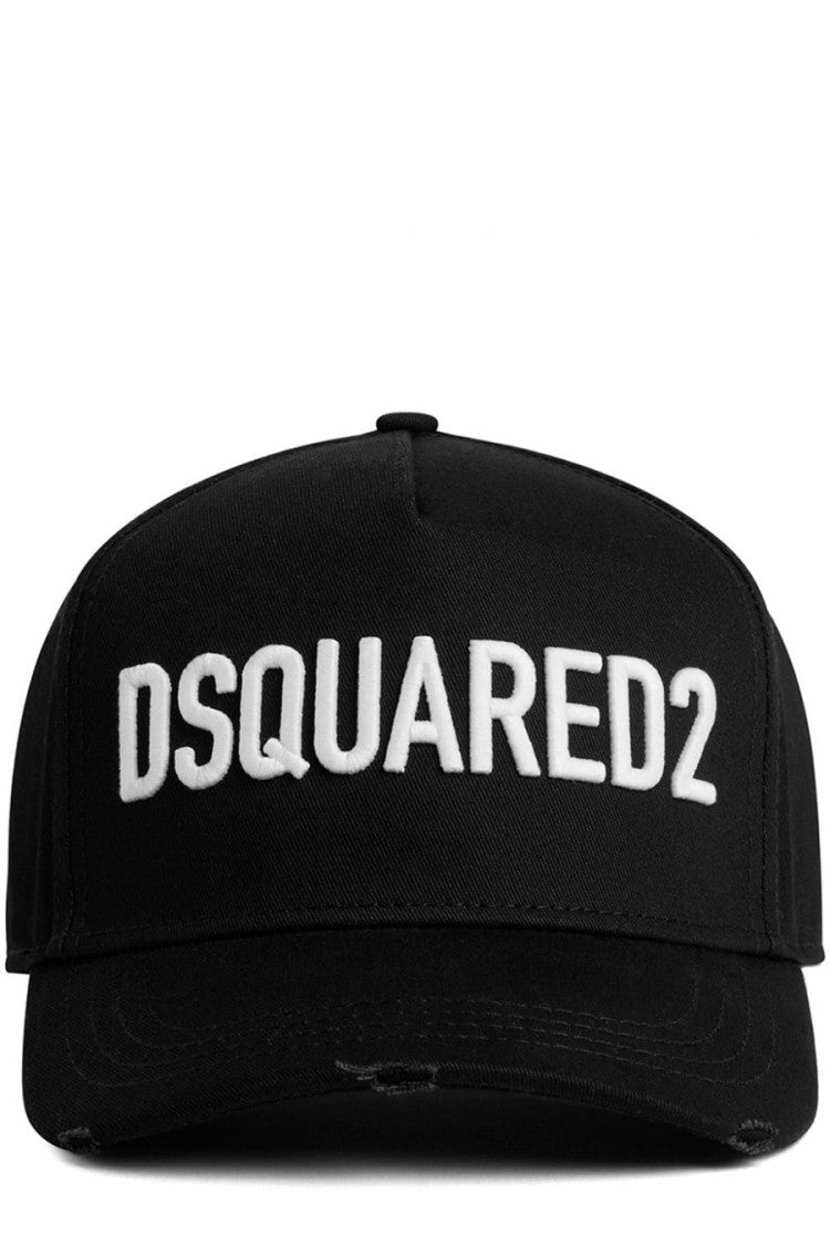Dsquared2 Black Cotton Hat