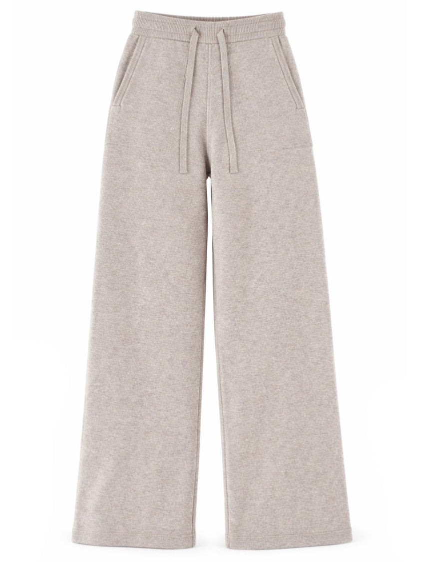 Max Mara Wide-Leg Pants In Wool And Cashmere Blend