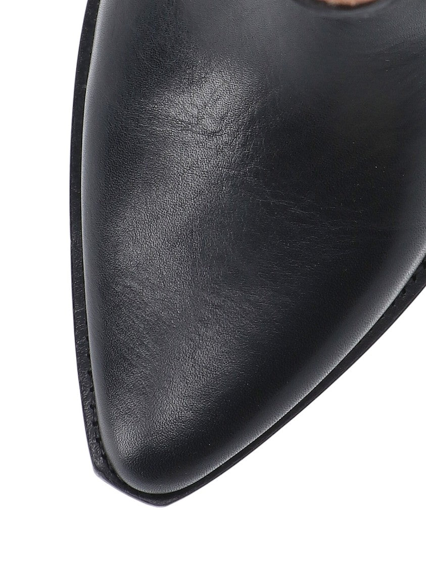 Isabel Marant Black Duerto Calf Leather Boots