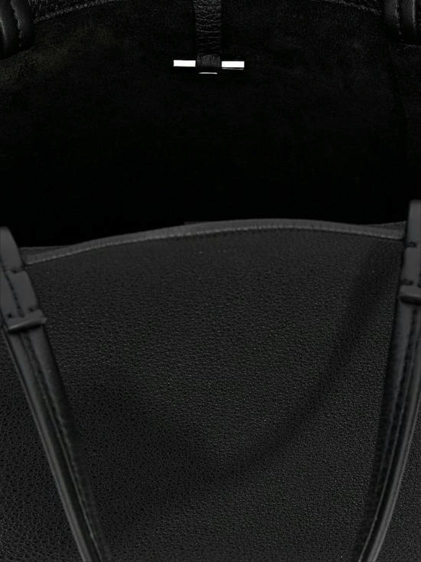 The Row Textured Calf Leather Tote Bag