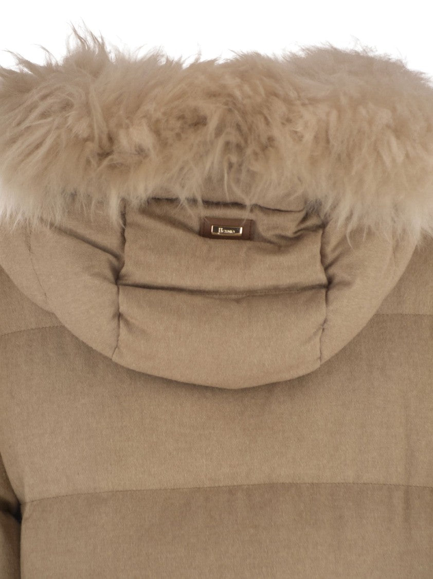 Herno Long Cashmere And Silk Coat