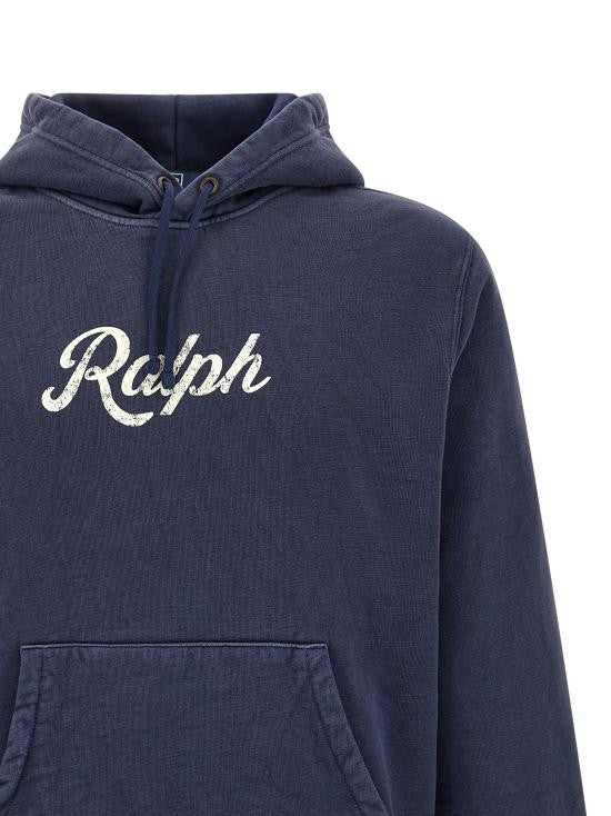Polo Ralph Lauren Classic Pullover Hoodie With Vintage Script Logo