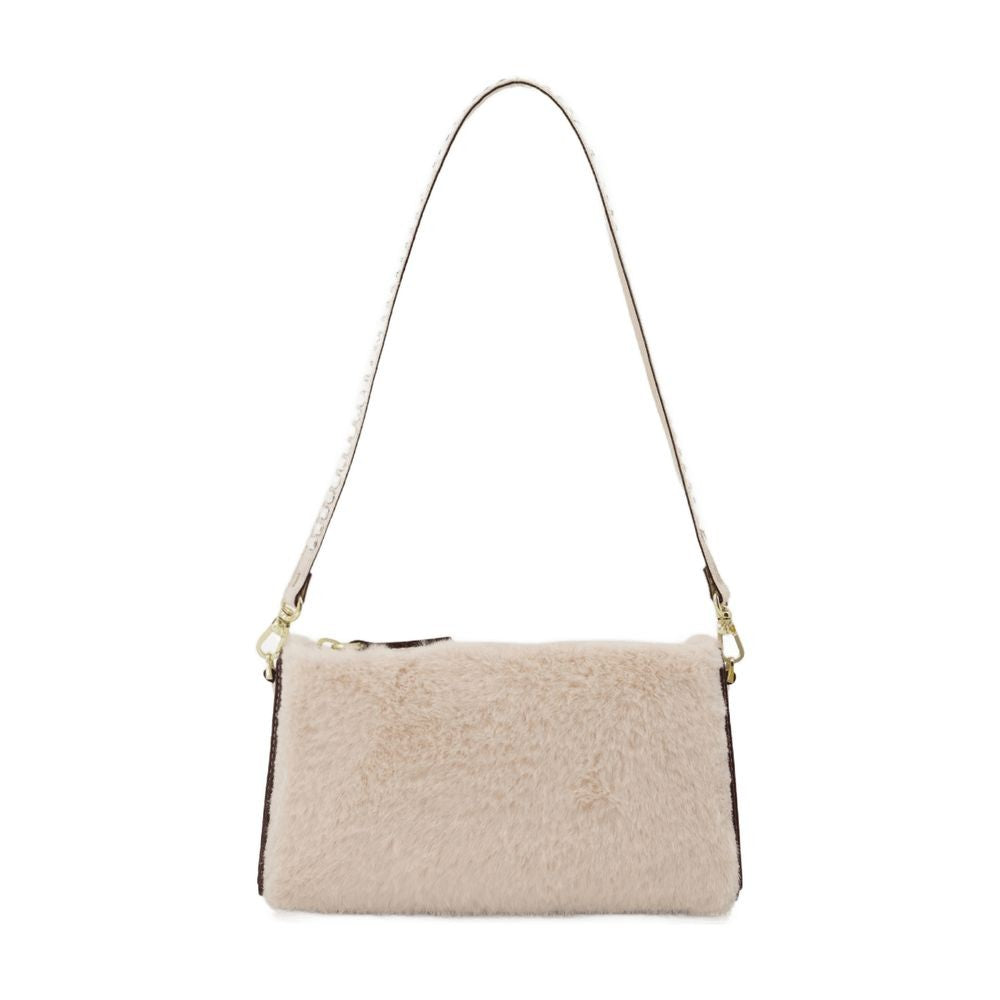 Manu Atelier Mini Prism Bag In Ivory Leather