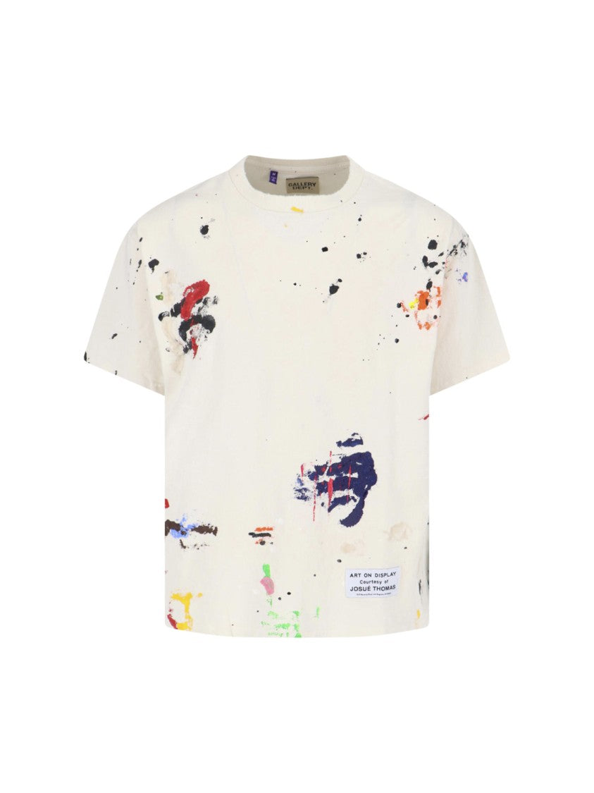 Gallery Dept. Cream Art On Display Abstract T-Shirt