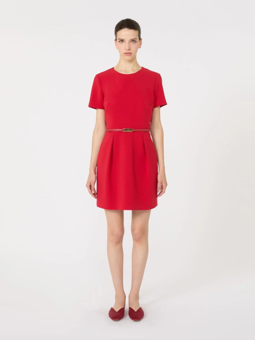 Max Mara Fluid Mini Dress With Fitted Waist