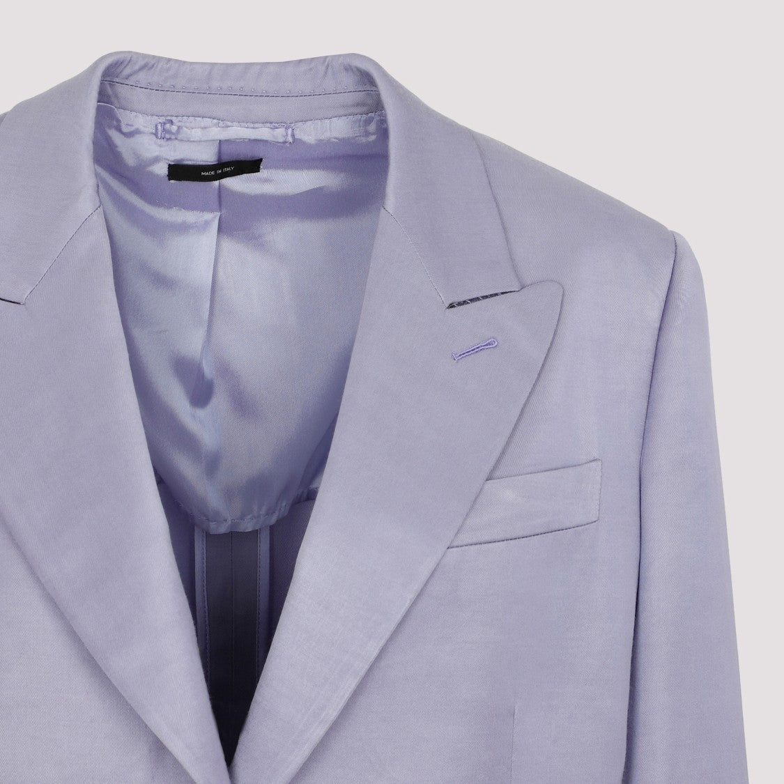 Tom Ford Purple Soft Fluid Twill Boyfriend Jacket