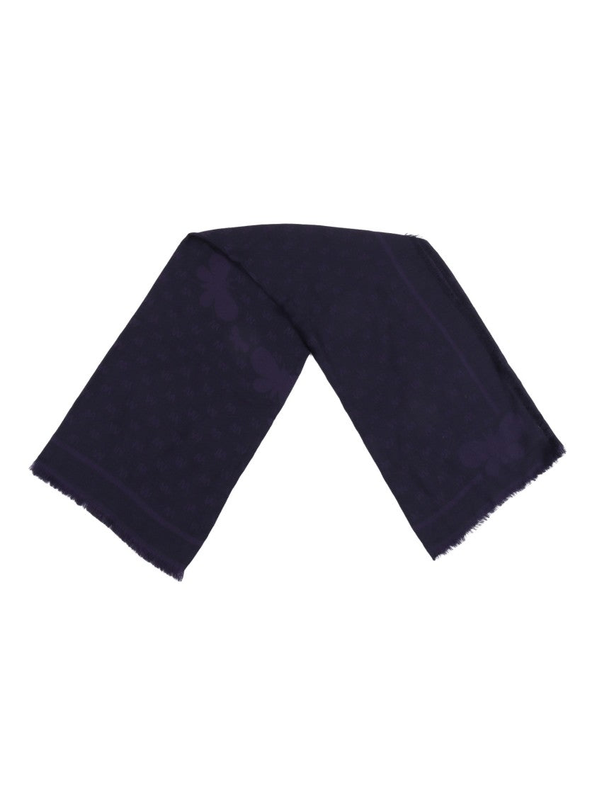 Max Mara Large Rectangular Shawl With Fringed Edges