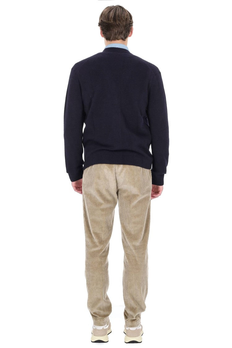 Maison Kitsuné Fox Comfort Fit Wool Cardigan