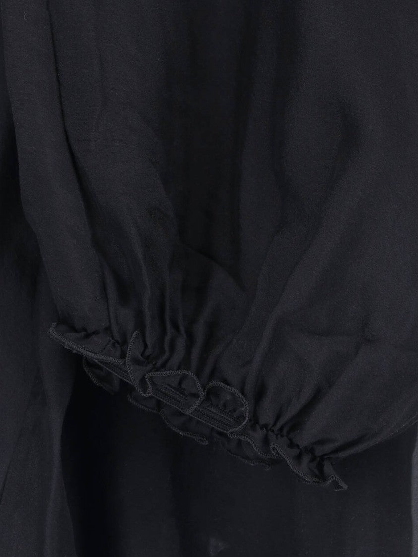Paloma Wool Black Sheer Silk Weza Trousers