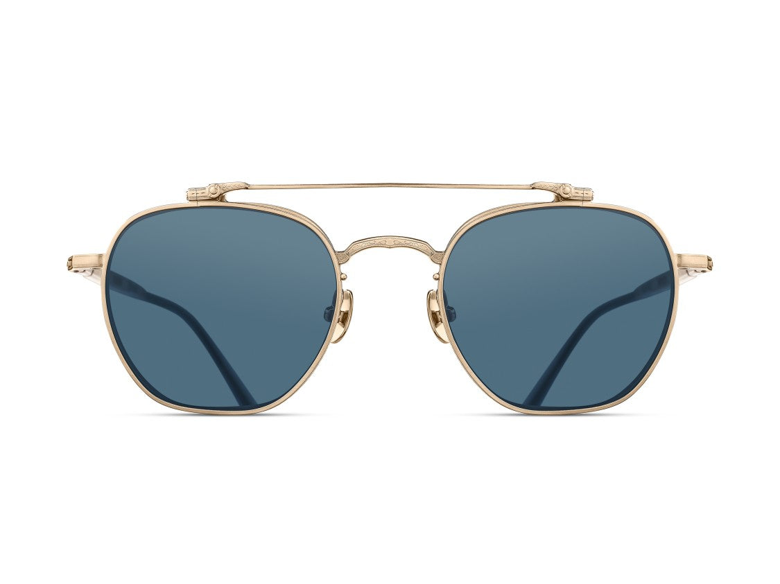 Matsuda Blue M3148 Gold Double Bridge Sunglasses