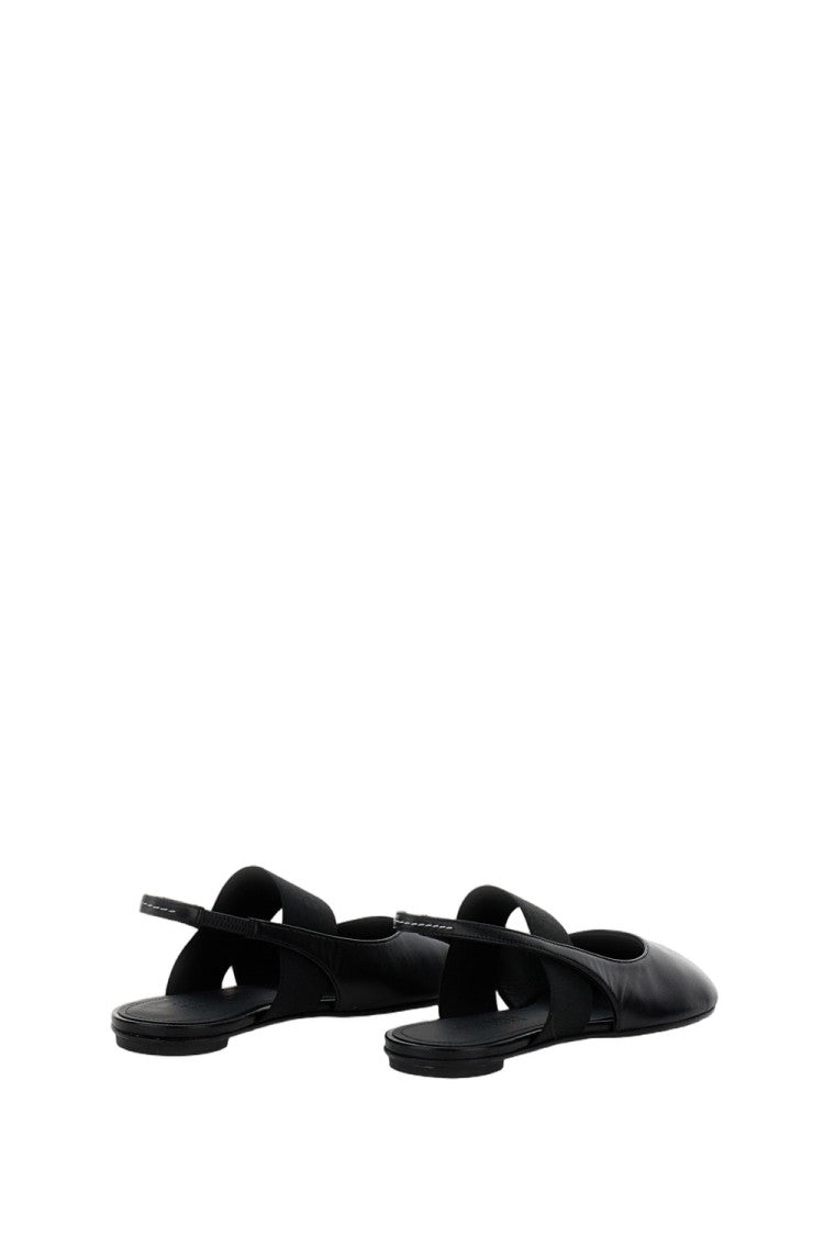 Mm6 By Maison Margiela Asymmetrical Toe Black Sandals
