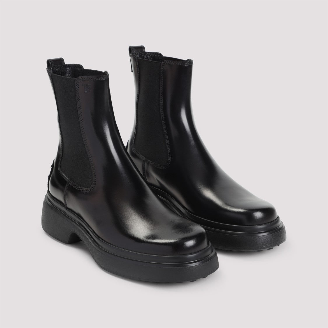 Tod's Black Leather Ankle Boots