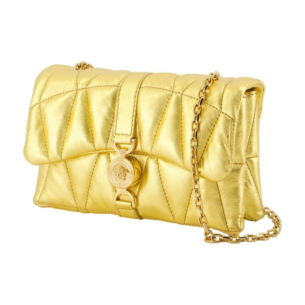 Versace Kleio Mini Crossbody - Leather - Gold