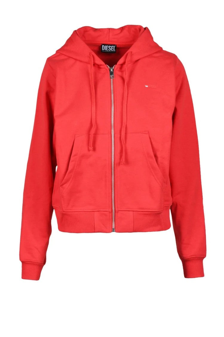 Diesel Red Cotton/Polyester Sweatshirt