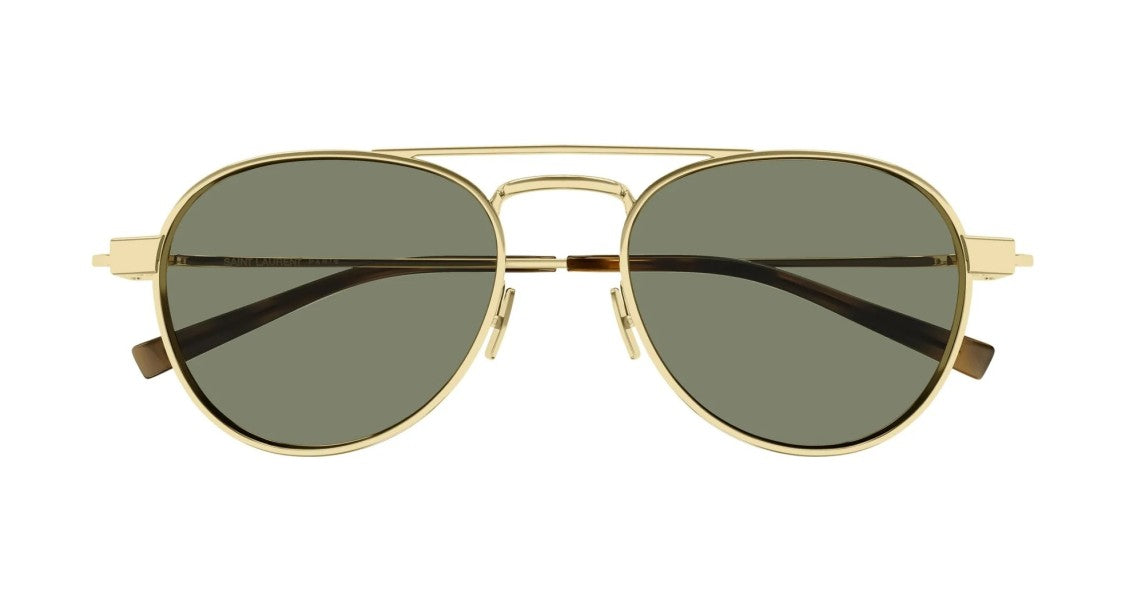 Saint Laurent Sunglasses Saint Laurent Sl 708 003 Gold Gold Green 54/19/140