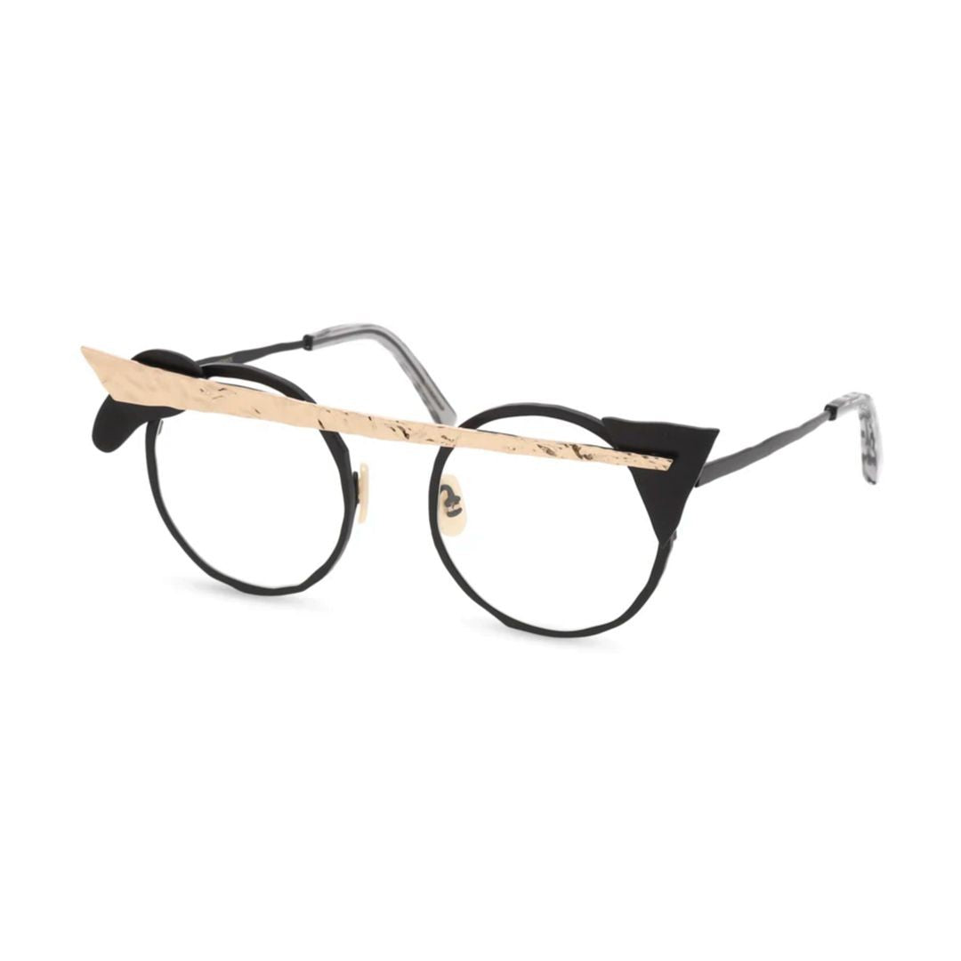 Masahiro Maruyama Mm-0094 Geometric Round Black Eyeglasses