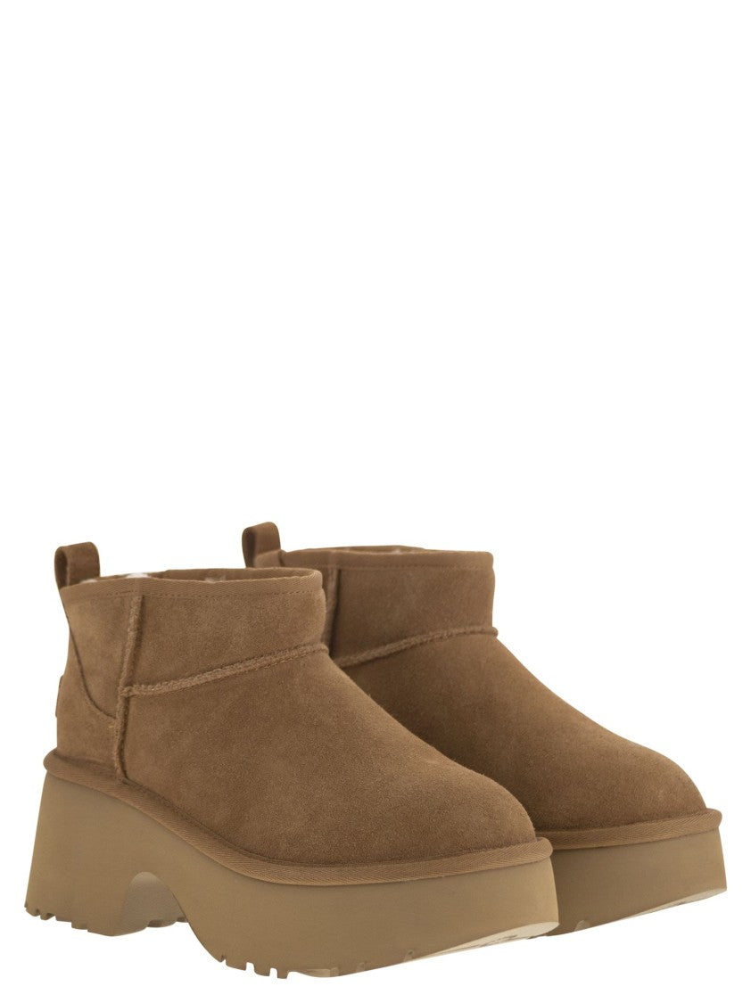 Ugg Classic Ultra Mini Boots With Bold Platform And Uggplush™ Lining