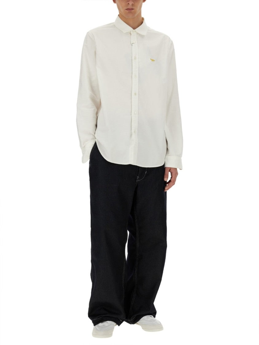 Junya Watanabe Classic Button-Up Shirt With Embroidered Detail