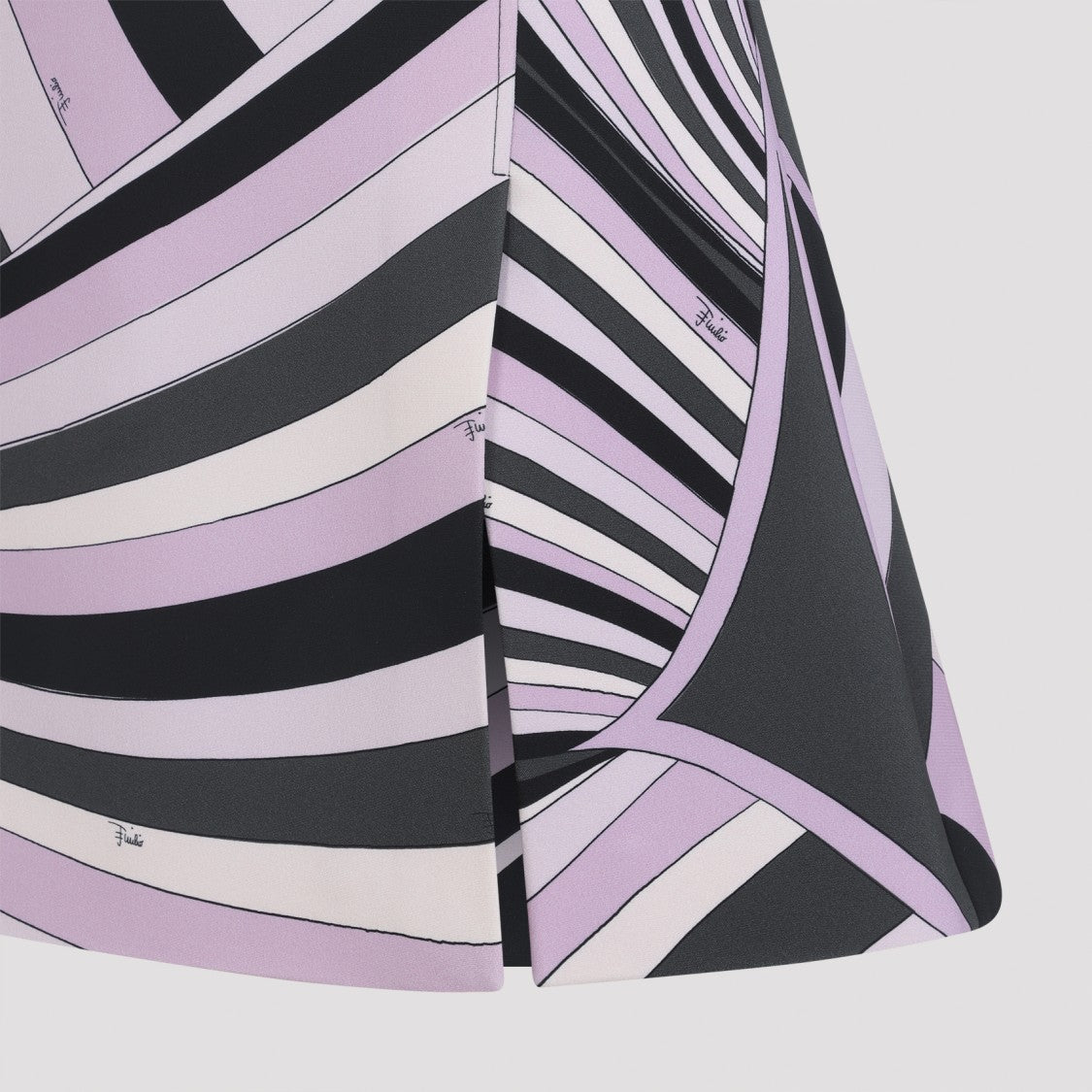 Pucci Dynamic Abstract Print Viscose Mini Dress