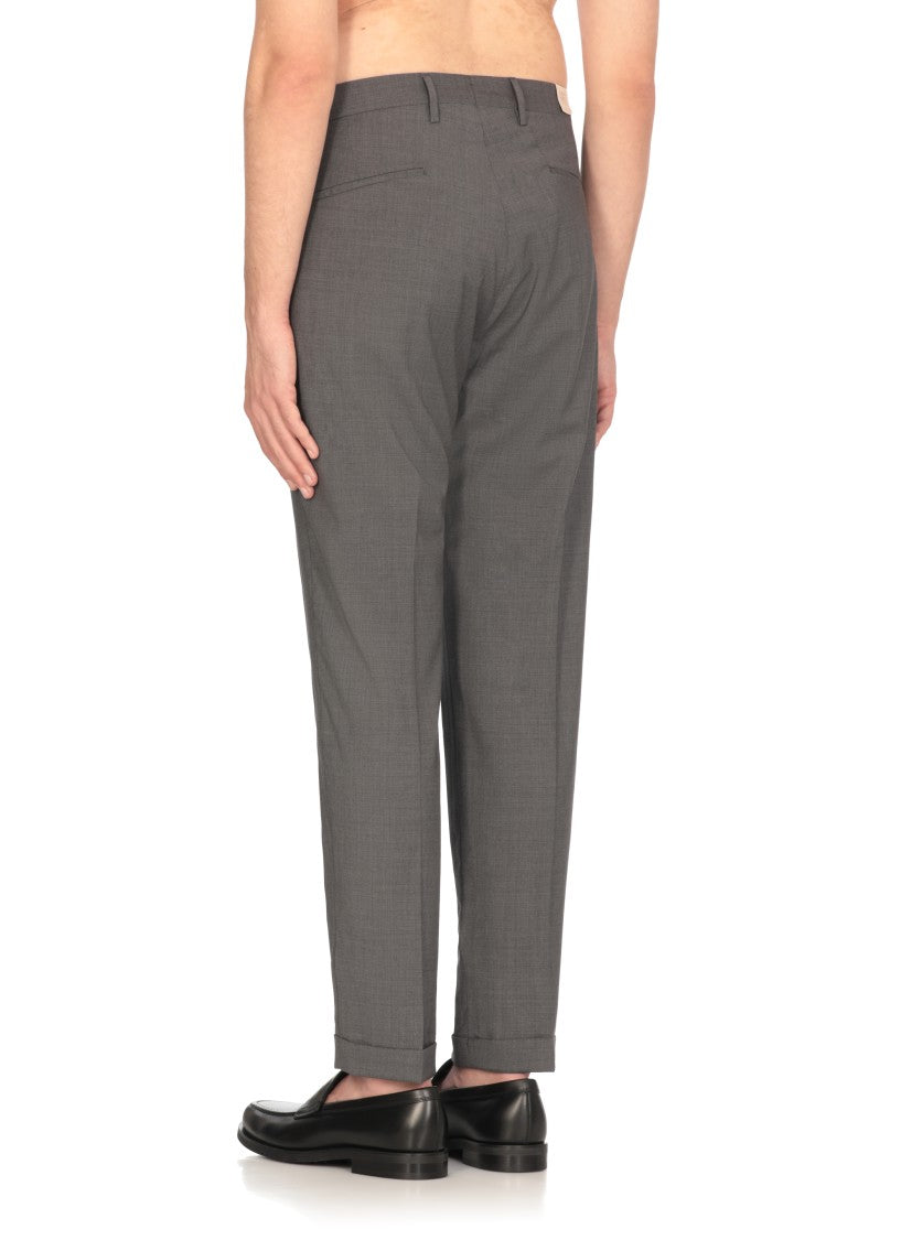 Briglia Grey Virgin Wool Pants