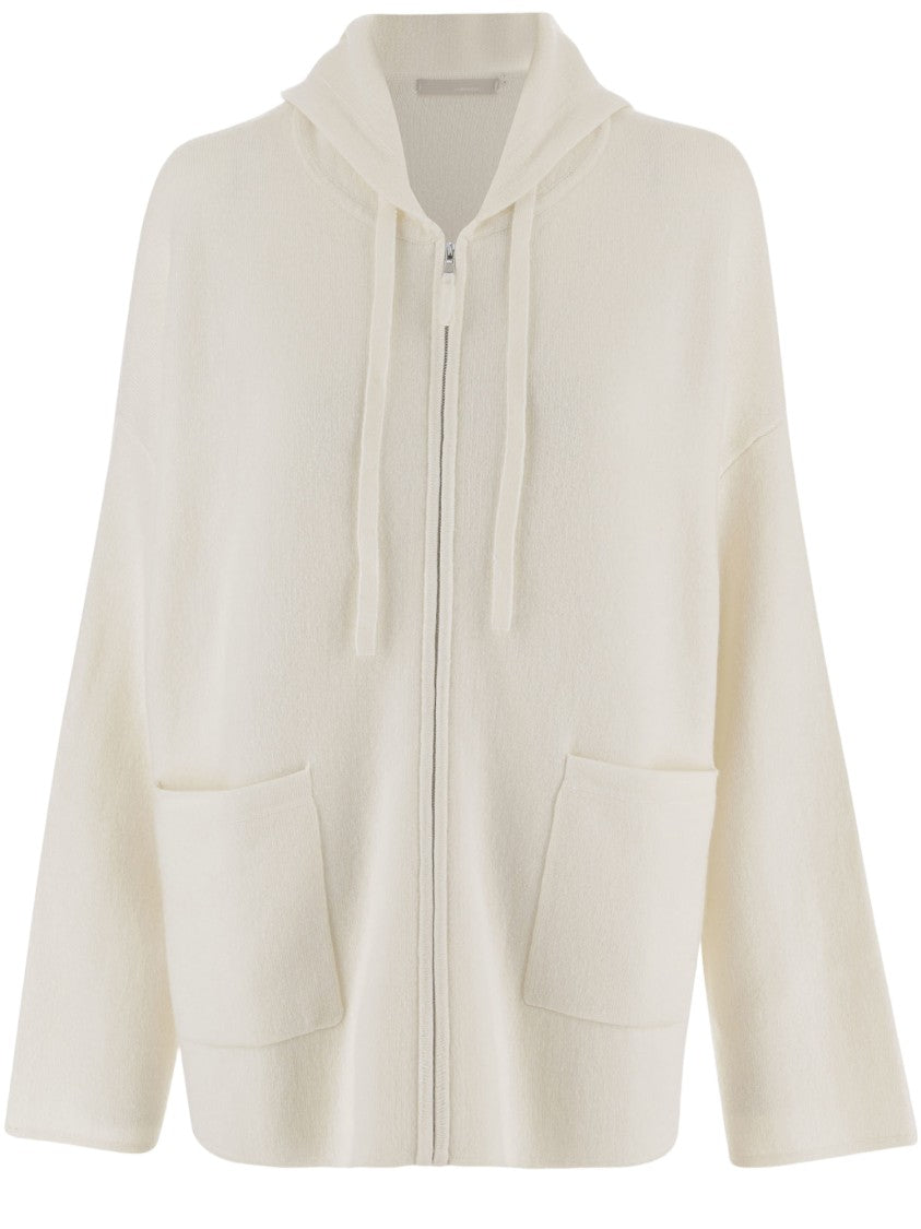 Allude Cashmere Blend Sweatshirt With Hood