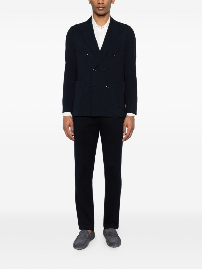 Circolo 1901 Double-Breasted Jacket With Notched Lapels And Front Pockets