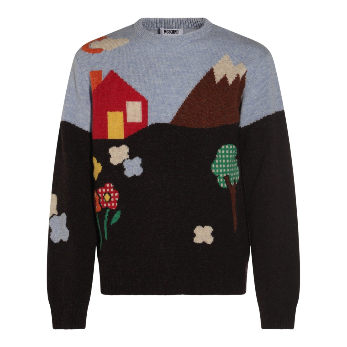 Moschino Playful Landscape Design Sweater