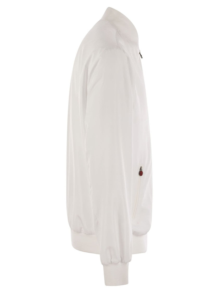 Kiton Sea - Bomber Jacket In Technical Fabric