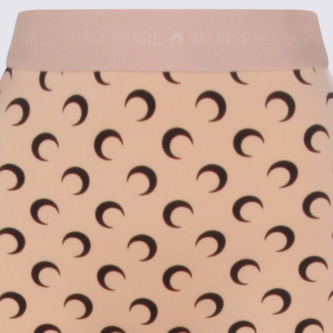 Marine Serre Tan Stretch Moon Pants