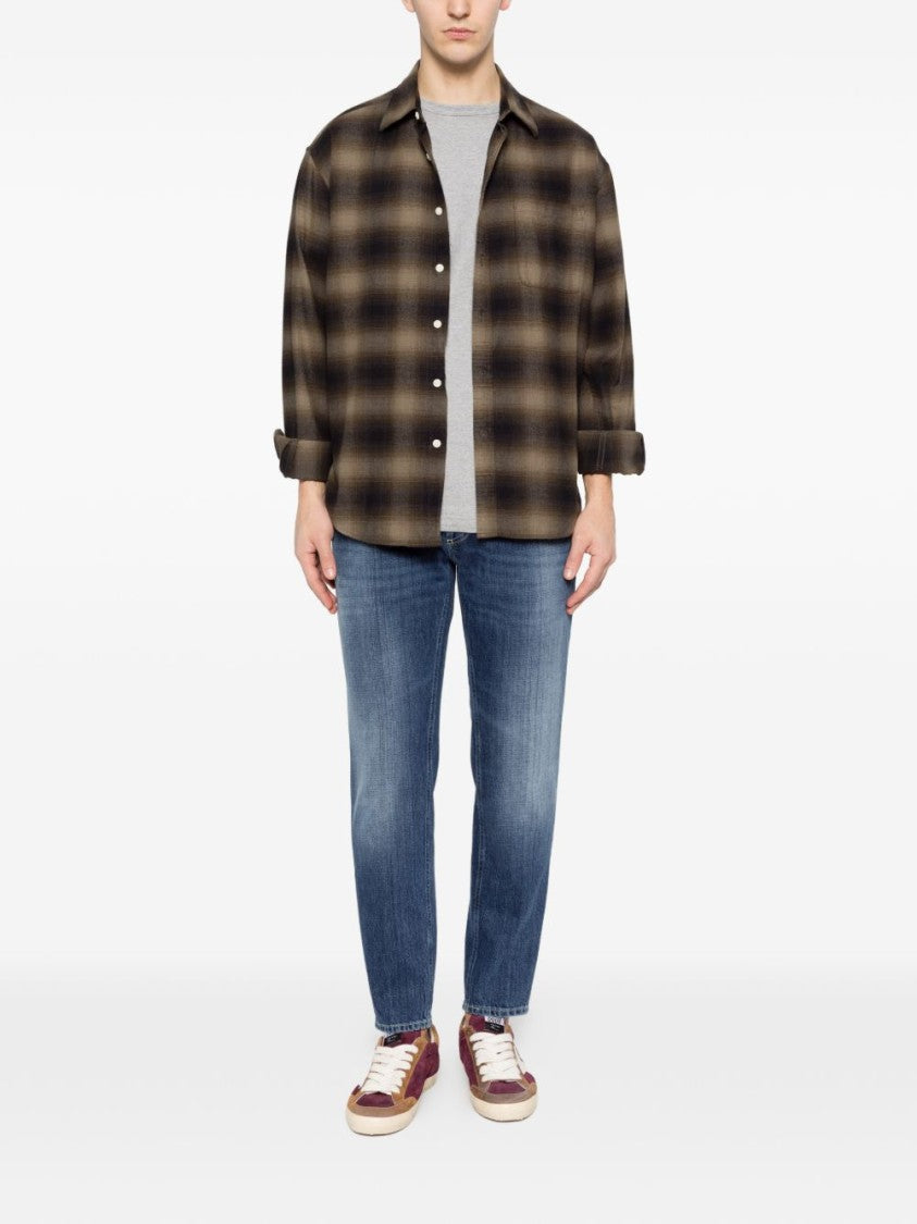 Dondup Blue Cotton Jeans