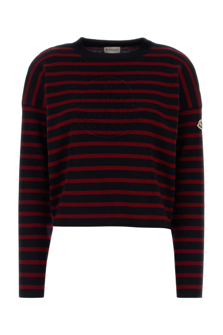 Moncler Embroidered Wool Sweater
