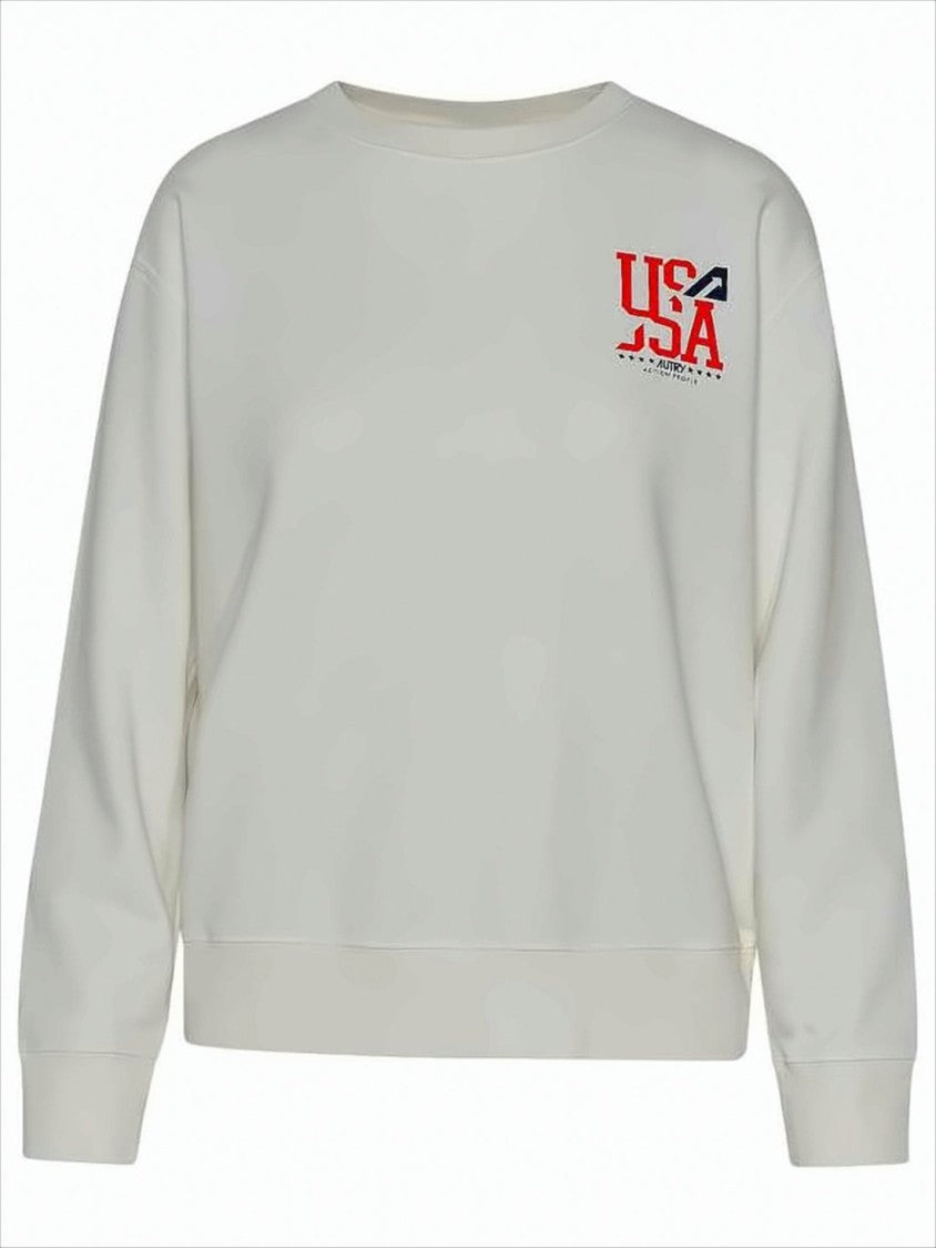 Autry Classic Long-Sleeve T-Shirt With Logo Accents