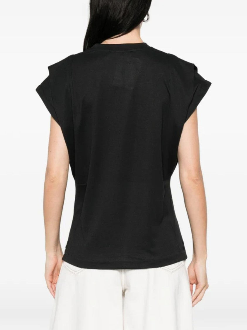 Jacquemus Black Paper-Effect Jersey Tank Top
