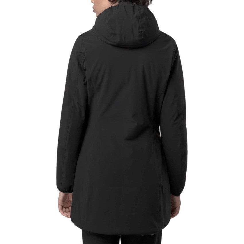 K-Way Reversible Three-Quarter Length Jacket In Black