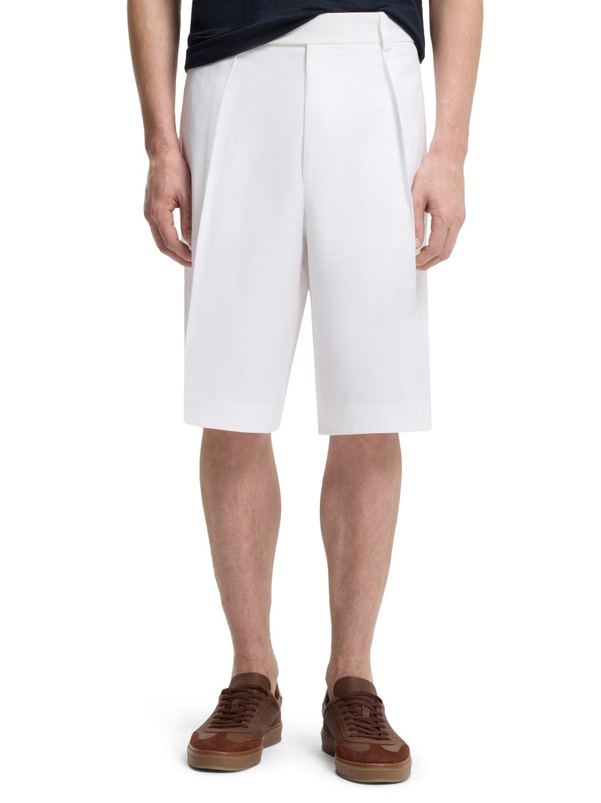 Boss Knee-Length Tailored Shorts With Single Button Closure