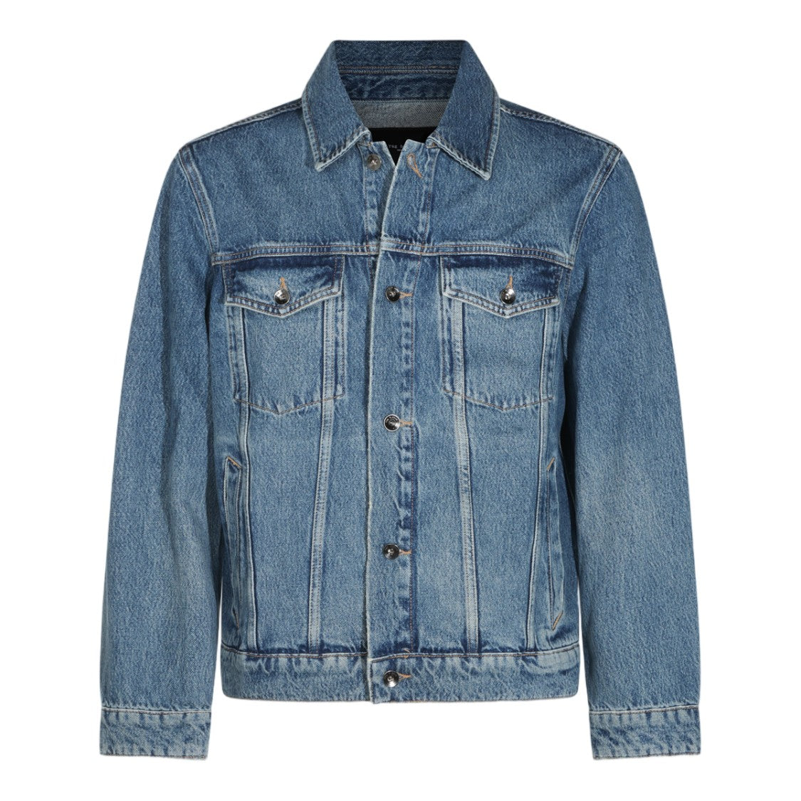 Rag & Bone Medium Blue Flap Pocket Denim Jacket
