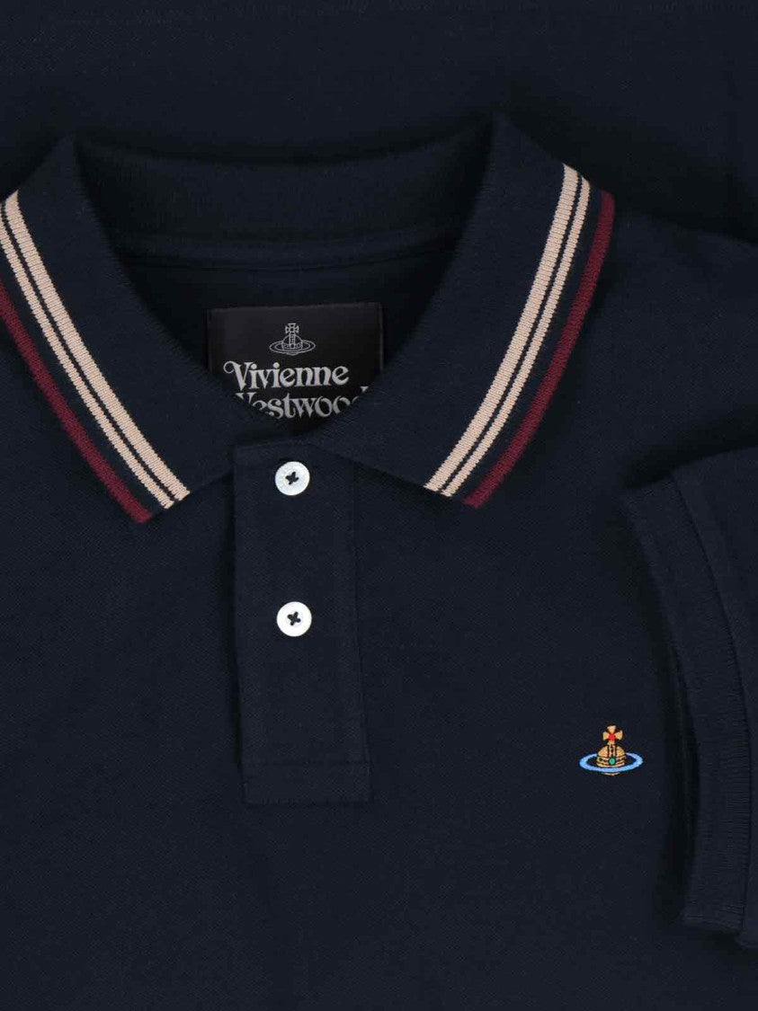 Vivienne Westwood 'Orb' Polo – Dark Blue