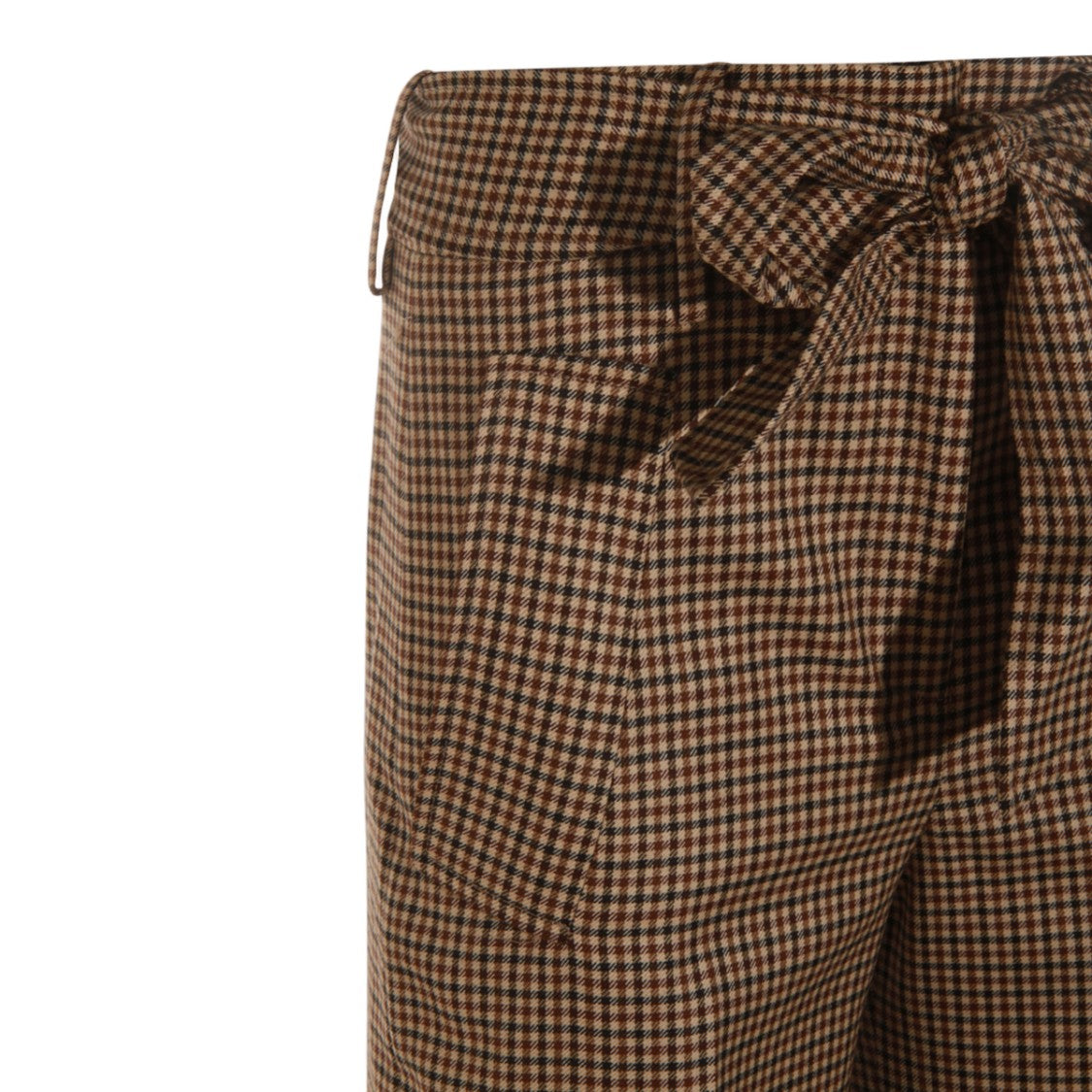 Incotex High-Waisted Wide-Leg Trousers With Self-Tie Belt