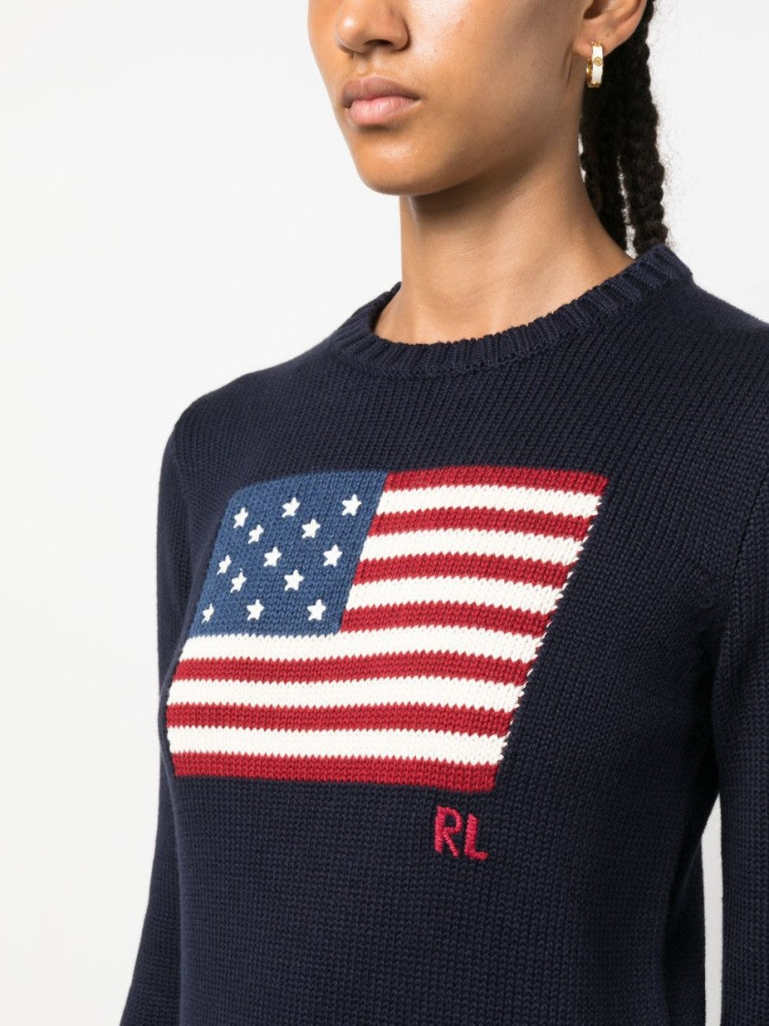 Polo Ralph Lauren Navy Blue Knitted Sweater