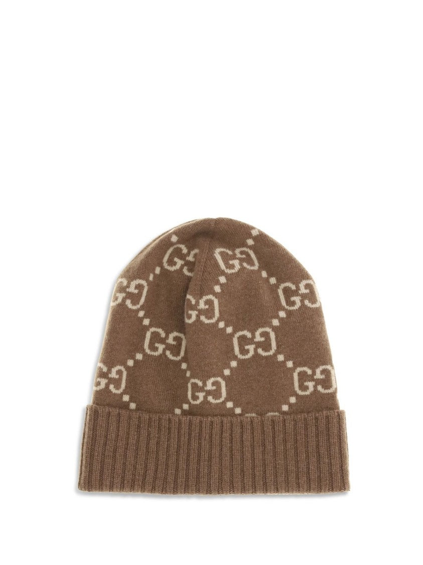 Gucci Ribbed Cuff Wool Beanie