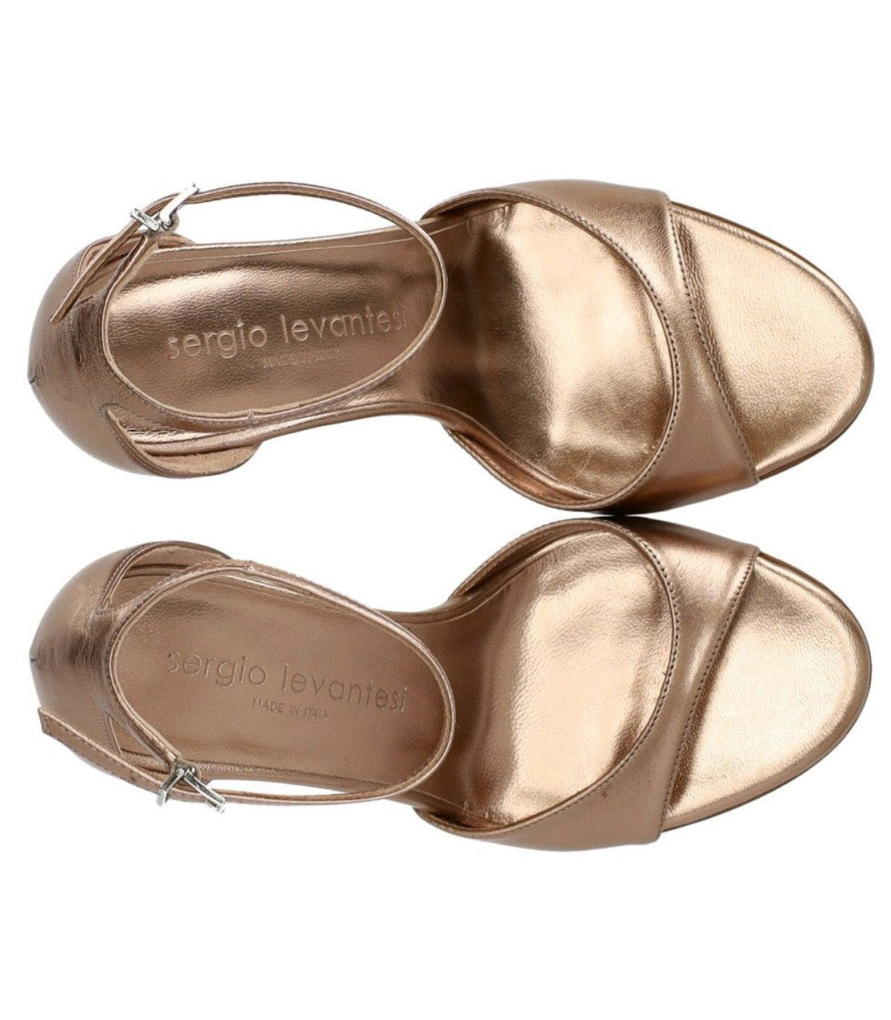 Sergio Levantesi Hope Copper Heeled Sandal