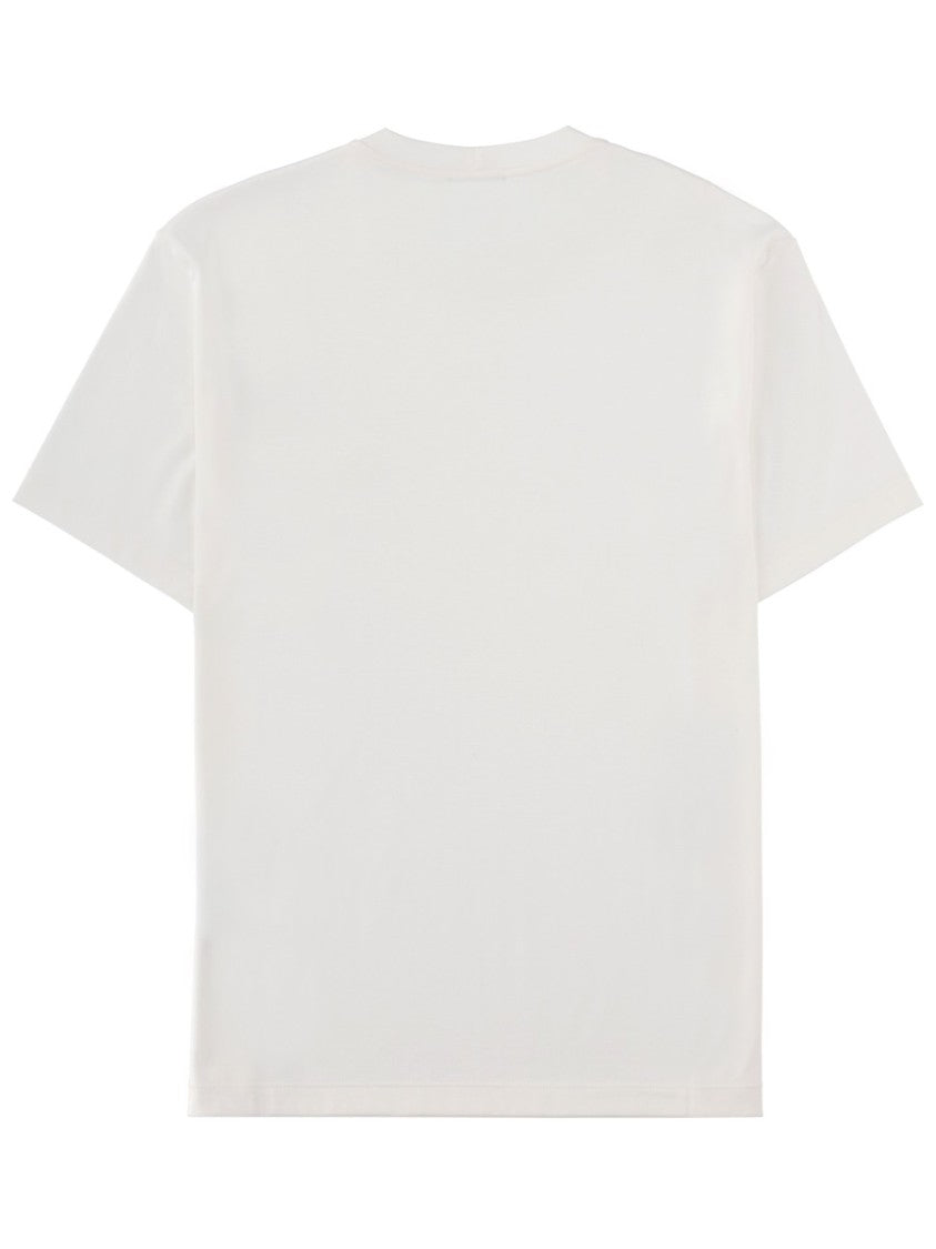 Giorgio Armani Crew Neck Left Chest Logo T-Shirt