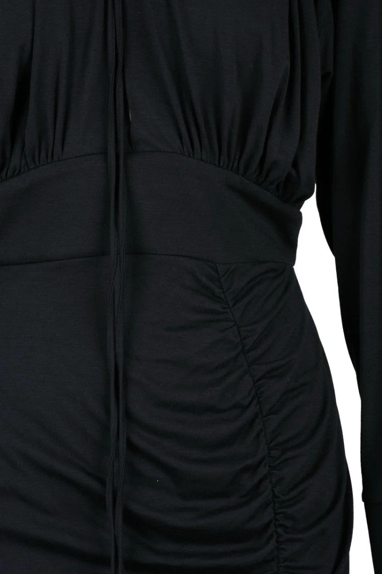 Dondup Jersey Dress Zip Raglan - Black