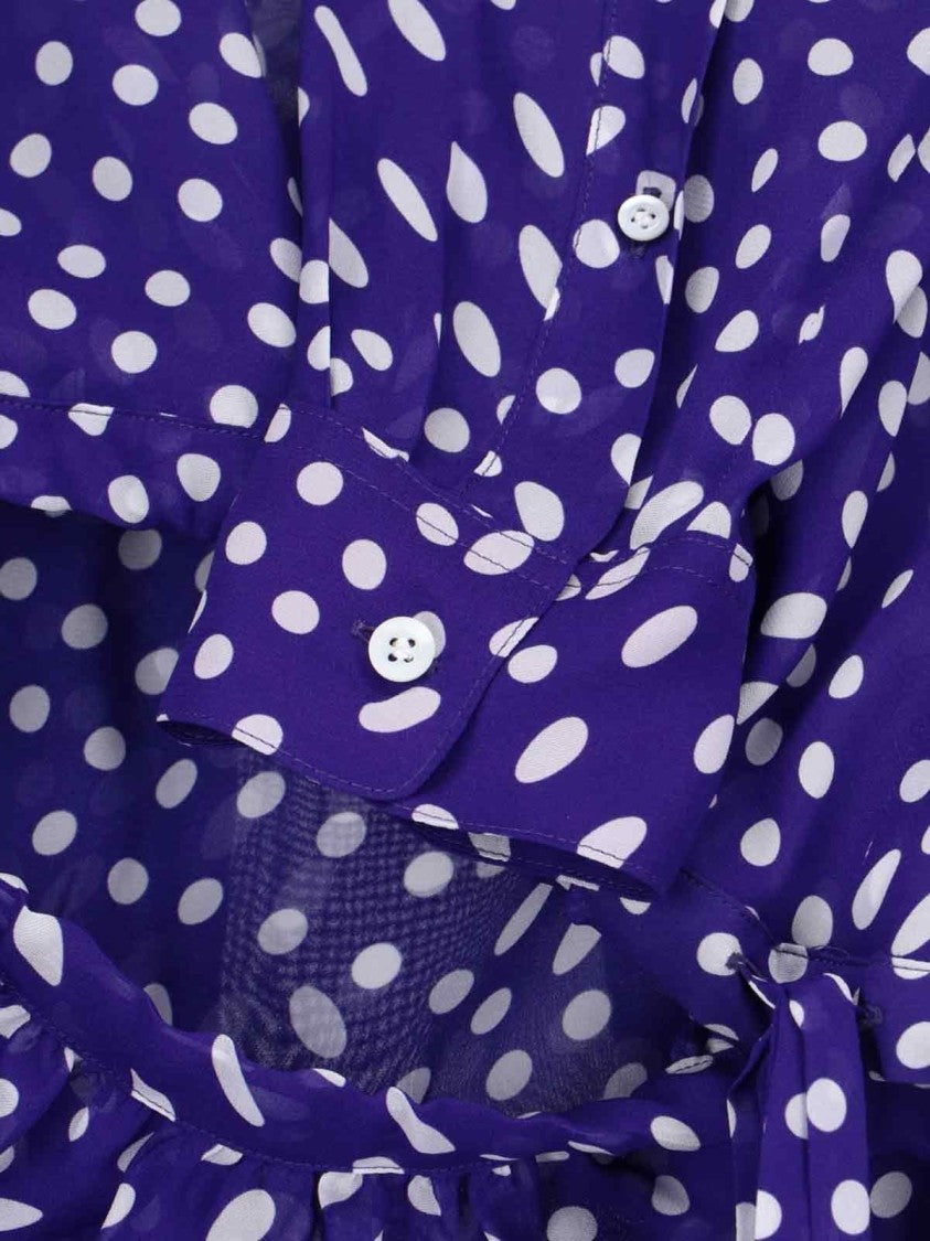 Dries Van Noten Sheer Shirt – Purple