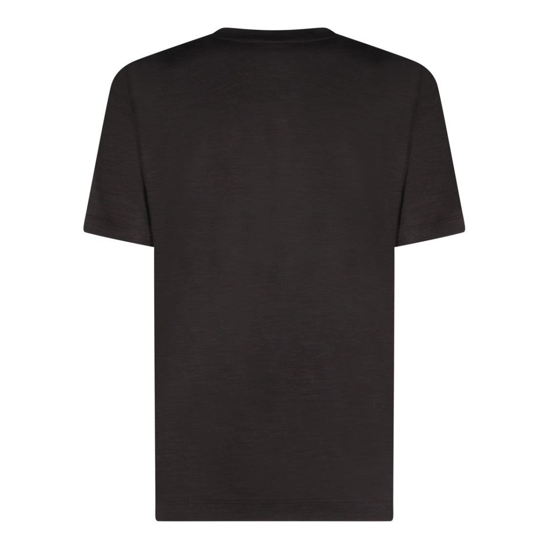Marco Pescarolo Short-Sleeved Brown Crew Neck T-Shirt With Aesthetic