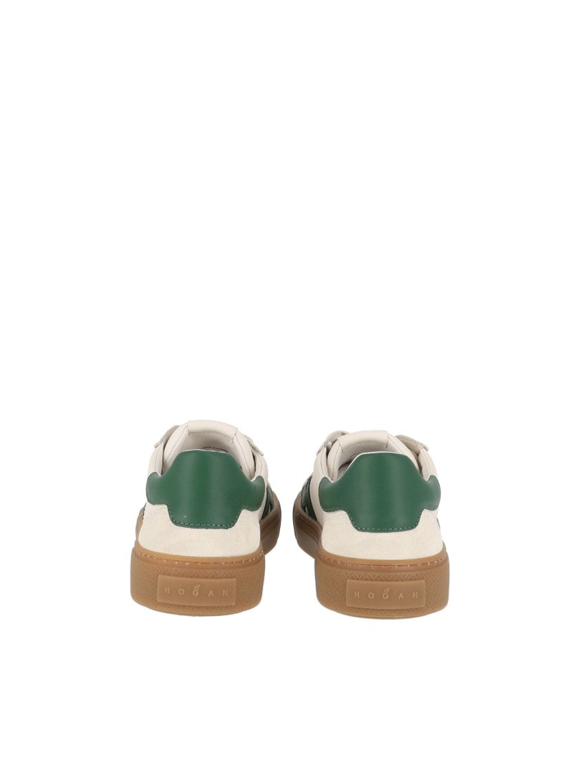 Hogan Cream H705 Low-Top Sneakers